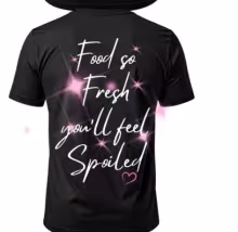 Style 3 t-shirt, back view